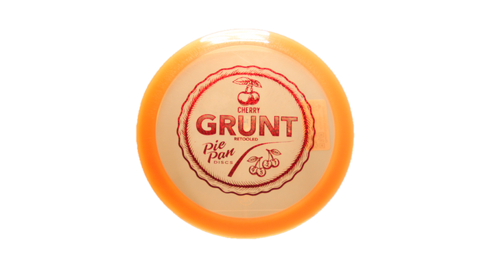Pie Pan Discs Cherry Grunt (retooled) Fairway Driver Front View