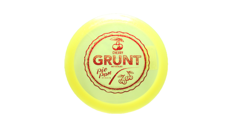 Pie Pan Discs Cherry Grunt (retooled) Fairway Driver Front View