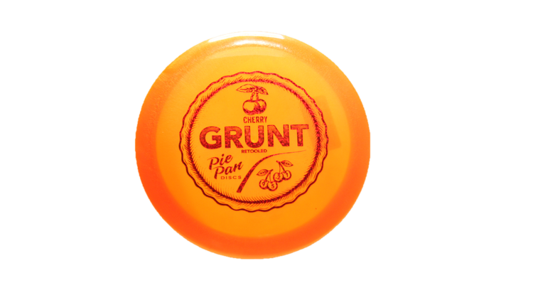 Pie Pan Discs Cherry Grunt (retooled) Fairway Driver Front View