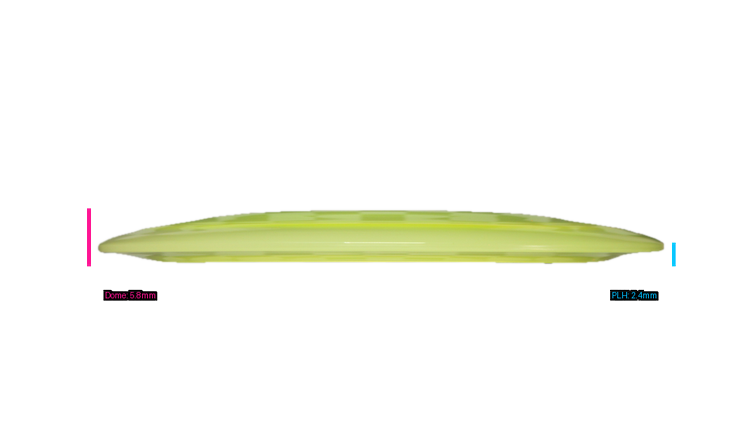Latitude 64 Project Grip Grace Distance Driver Profile View