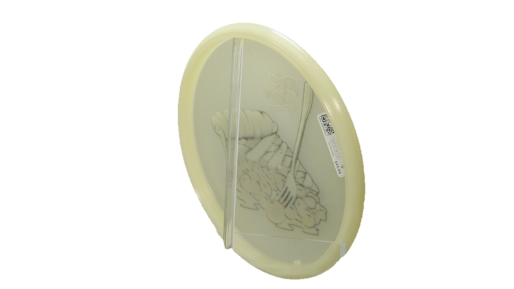 Pie Pan Discs Triple Pie Stamp Cherry Glow Bagger Putter Back View