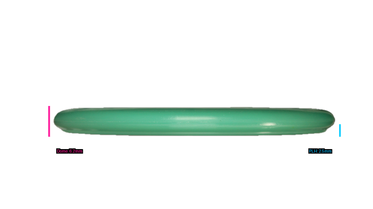 Pie Pan Discs Triple Pie Stamp Cherry Bagger Putter Profile View