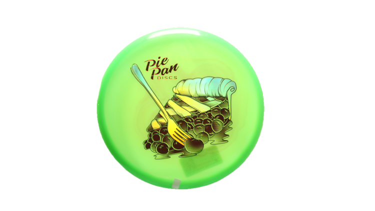 Pie Pan Discs Triple Pie Stamp Cherry Bagger Putter Front View