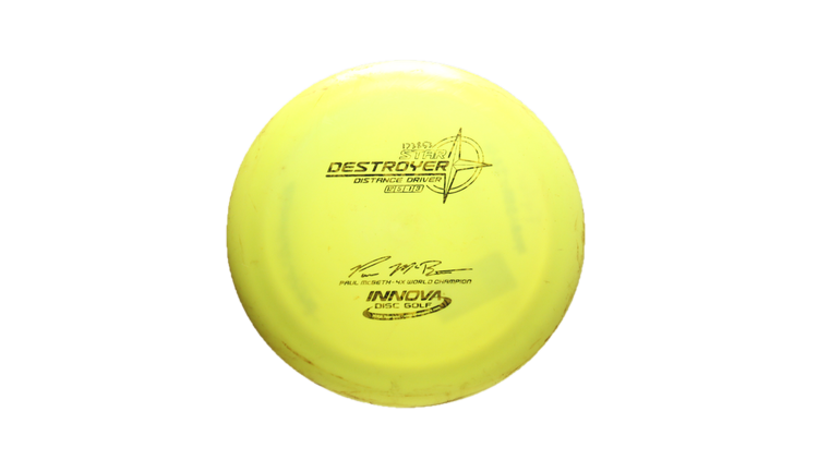 Innova USED 4x Paul McBeth Star Destroyer Distance Driver Front View