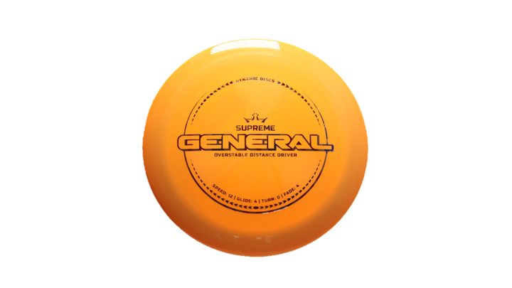 Dynamic Discs Supreme General Distance Driver Front View