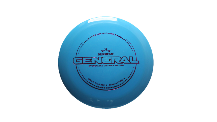 Dynamic Discs Supreme General Distance Driver Front View