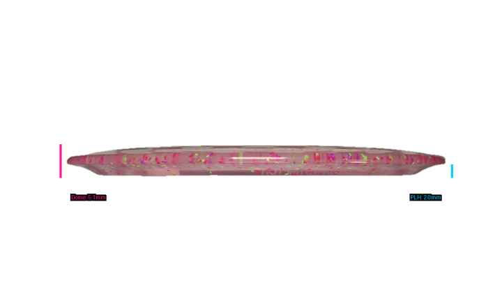 Discraft 2026 Paul Ulibarri Z Confetti Captain's Raptor Fairway Driver Profile View