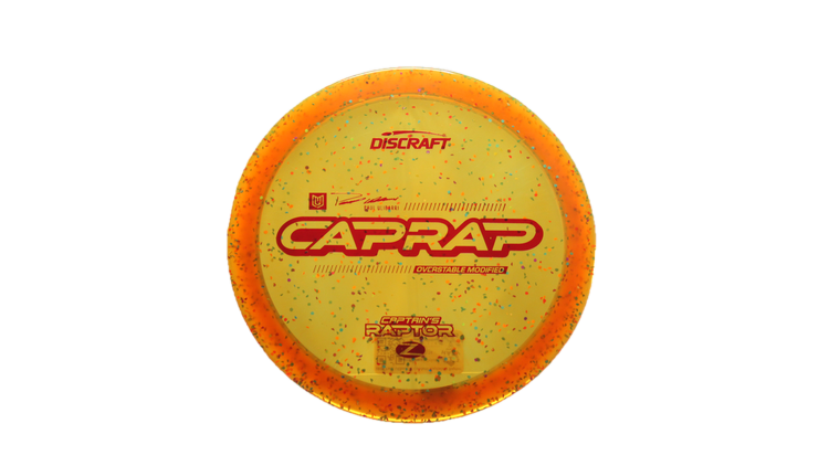 Discraft 2026 Paul Ulibarri Z Confetti Captain's Raptor Fairway Driver Front View