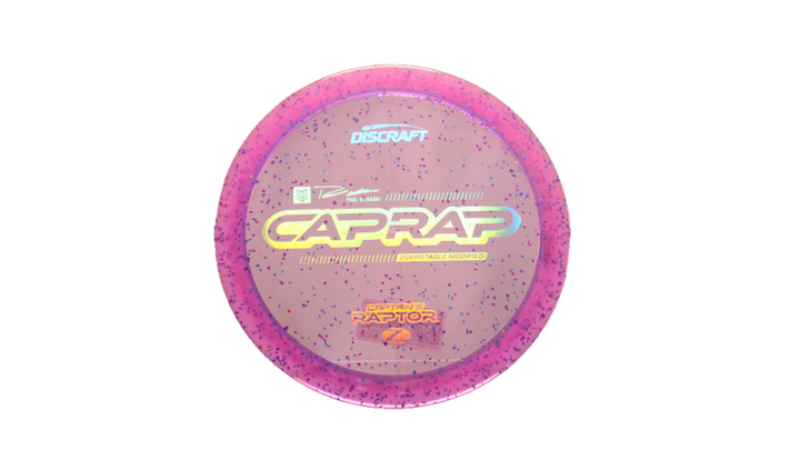 Discraft 2026 Paul Ulibarri Z Confetti Captain's Raptor Fairway Driver Front View