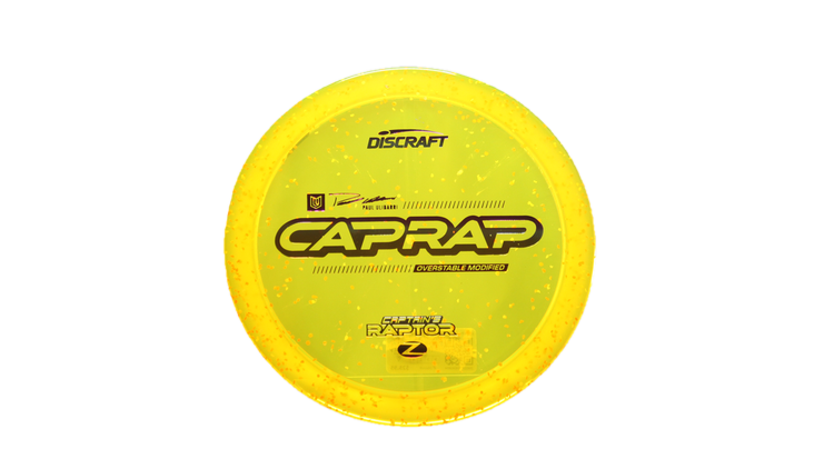 Discraft 2026 Paul Ulibarri Z Confetti Captain's Raptor Fairway Driver Front View