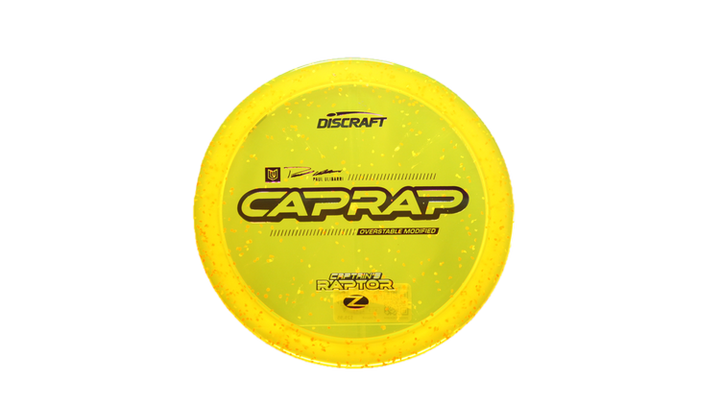 Discraft 2026 Paul Ulibarri Z Confetti Captain's Raptor Fairway Driver Front View