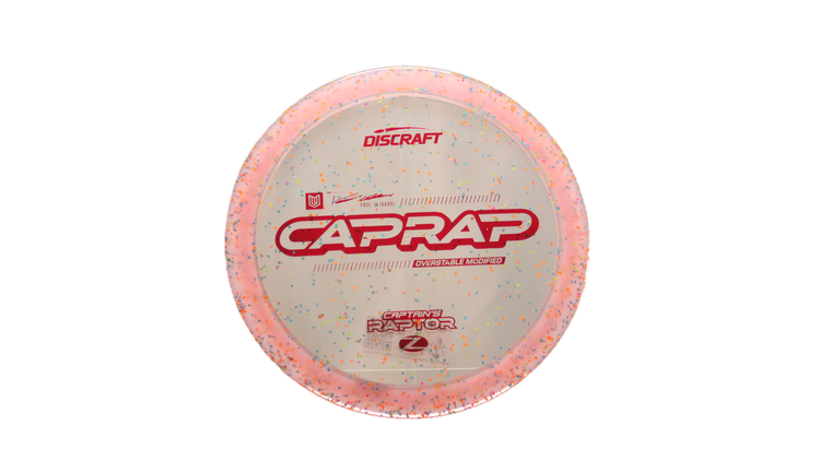Discraft 2026 Paul Ulibarri Z Confetti Captain's Raptor Fairway Driver Front View
