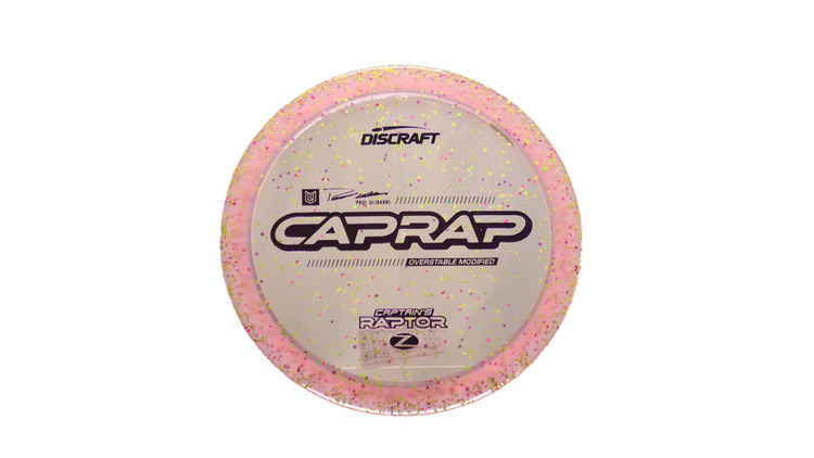 Discraft 2026 Paul Ulibarri Z Confetti Captain's Raptor Fairway Driver Front View