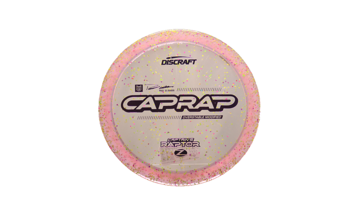 Discraft 2026 Paul Ulibarri Z Confetti Captain's Raptor Fairway Driver Front View
