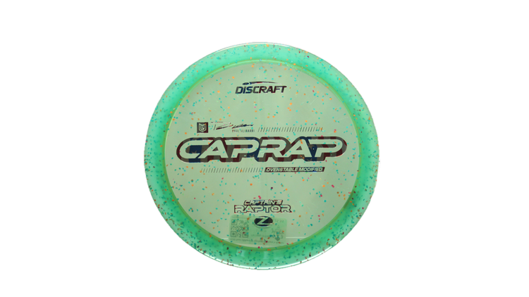 Discraft 2026 Paul Ulibarri Z Confetti Captain's Raptor Fairway Driver Front View