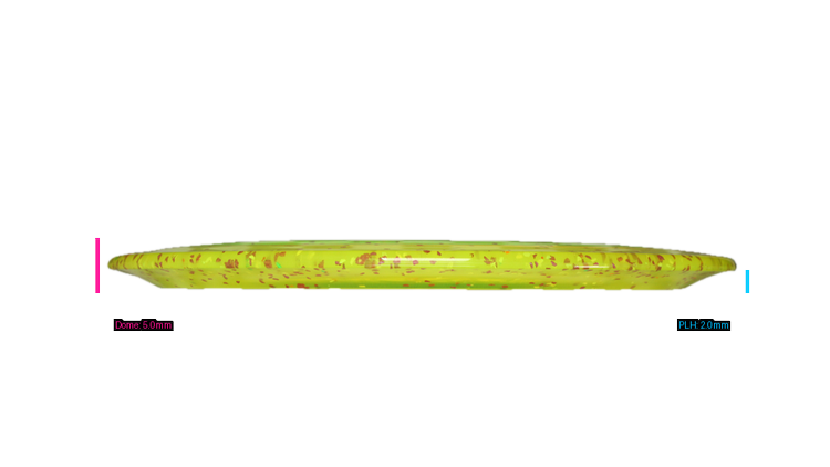 Discraft 2026 Paul Ulibarri Z Confetti Captain's Raptor Fairway Driver Profile View