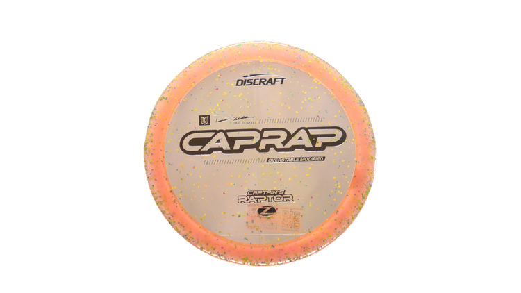 Discraft 2026 Paul Ulibarri Z Confetti Captain's Raptor Fairway Driver Front View
