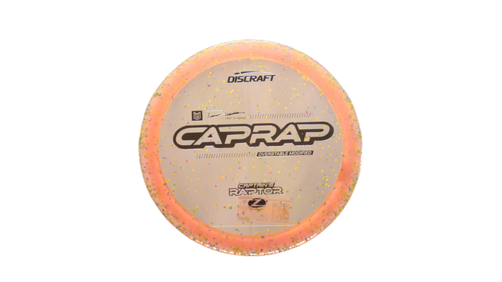 Discraft 2026 Paul Ulibarri Z Confetti Captain's Raptor Fairway Driver Front View