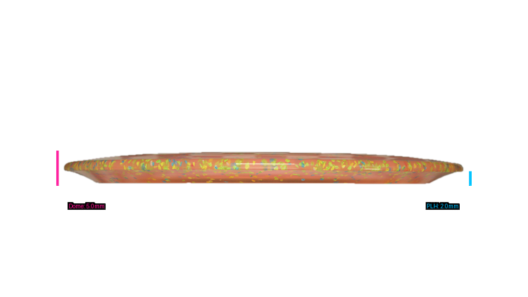 Discraft 2026 Paul Ulibarri Z Confetti Captain's Raptor Fairway Driver Profile View