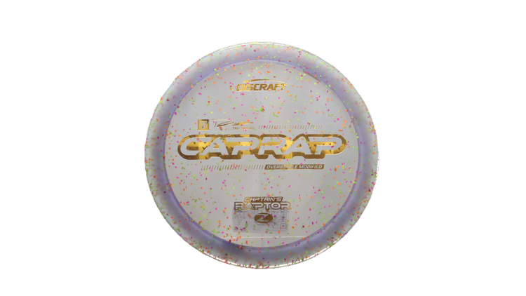 Discraft 2026 Paul Ulibarri Z Confetti Captain's Raptor Fairway Driver Front View
