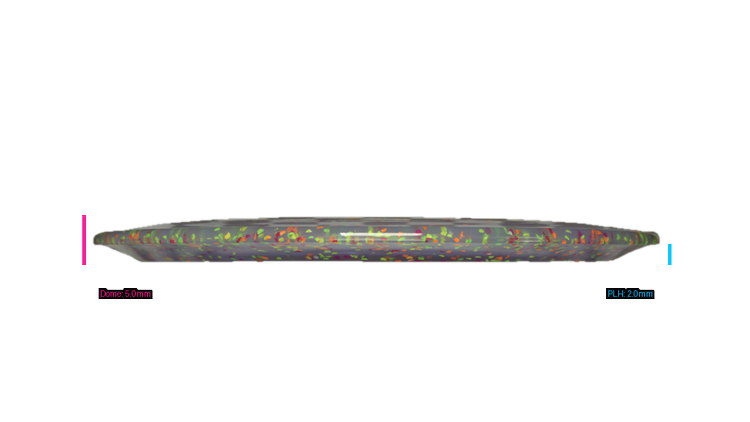 Discraft 2026 Paul Ulibarri Z Confetti Captain's Raptor Fairway Driver Profile View