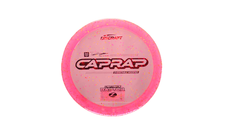 Discraft 2026 Paul Ulibarri Z Confetti Captain's Raptor Fairway Driver Front View