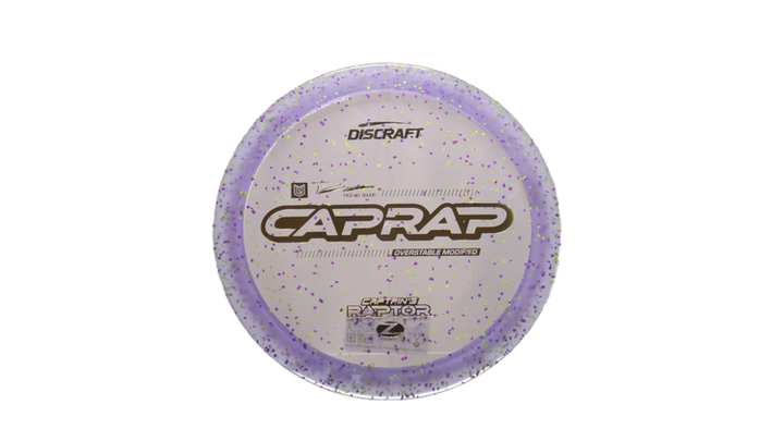 Discraft 2026 Paul Ulibarri Z Confetti Captain's Raptor Fairway Driver Front View