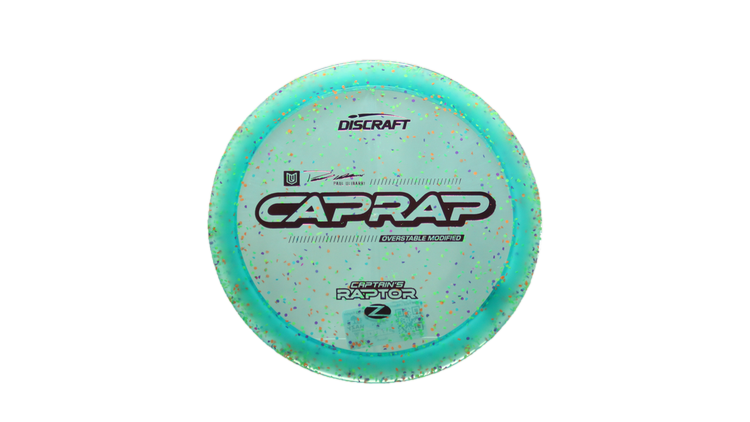Discraft 2026 Paul Ulibarri Z Confetti Captain's Raptor Fairway Driver Front View