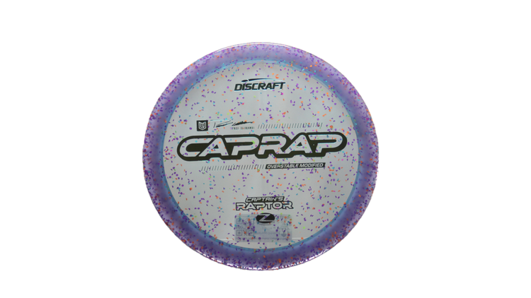Discraft 2026 Paul Ulibarri Z Confetti Captain's Raptor Fairway Driver Front View