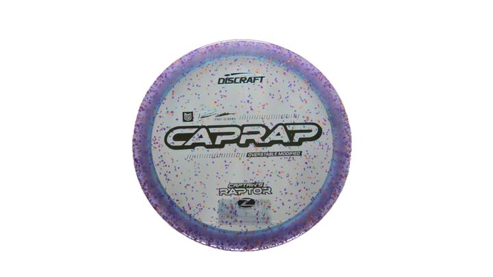 Discraft 2026 Paul Ulibarri Z Confetti Captain's Raptor Fairway Driver Front View