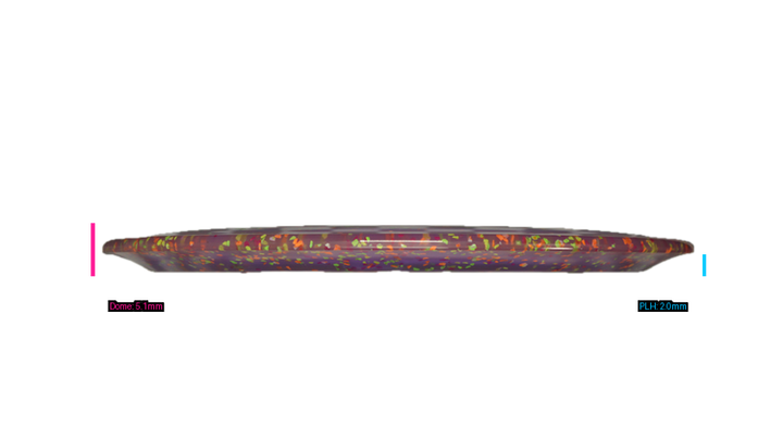 Discraft 2026 Paul Ulibarri Z Confetti Captain's Raptor Fairway Driver Profile View