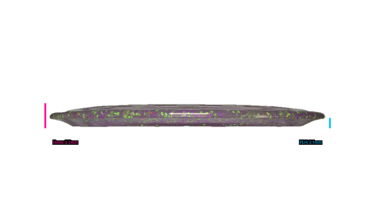 Discraft 2026 Paul Ulibarri Z Confetti Captain's Raptor Fairway Driver Profile View