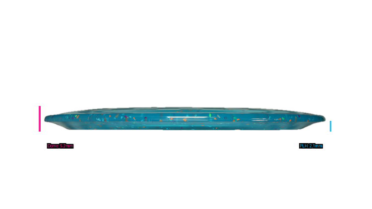 Discraft 2026 Paul Ulibarri Z Confetti Captain's Raptor Fairway Driver Profile View