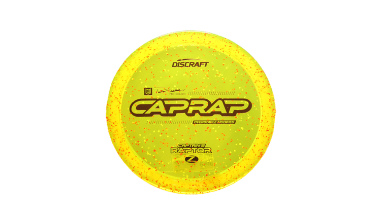 Discraft 2026 Paul Ulibarri Z Confetti Captain's Raptor Fairway Driver Front View