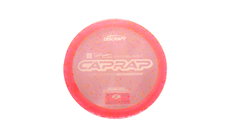 Discraft 2026 Paul Ulibarri Z Confetti Captain's Raptor Fairway Driver Front View