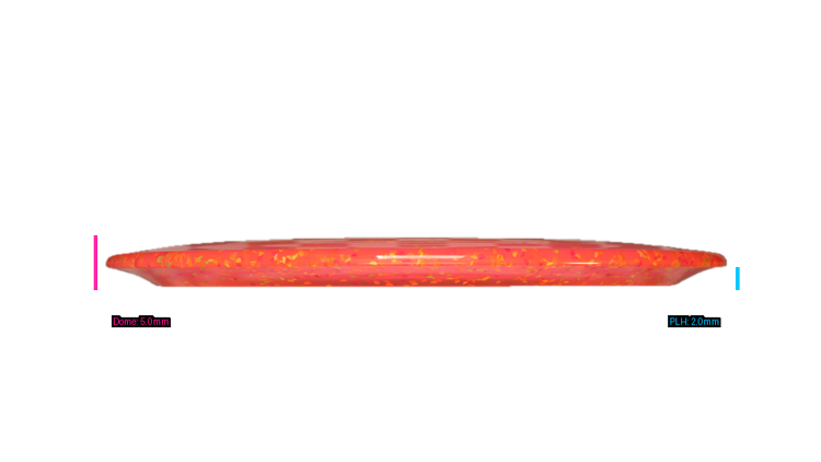 Discraft 2026 Paul Ulibarri Z Confetti Captain's Raptor Fairway Driver Profile View