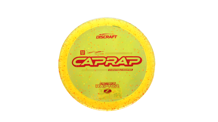 Discraft 2026 Paul Ulibarri Z Confetti Captain's Raptor Fairway Driver Front View