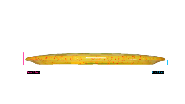 Discraft 2026 Paul Ulibarri Z Confetti Captain's Raptor Fairway Driver Profile View