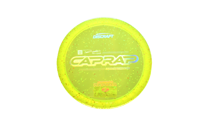 Discraft 2026 Paul Ulibarri Z Confetti Captain's Raptor Fairway Driver Front View