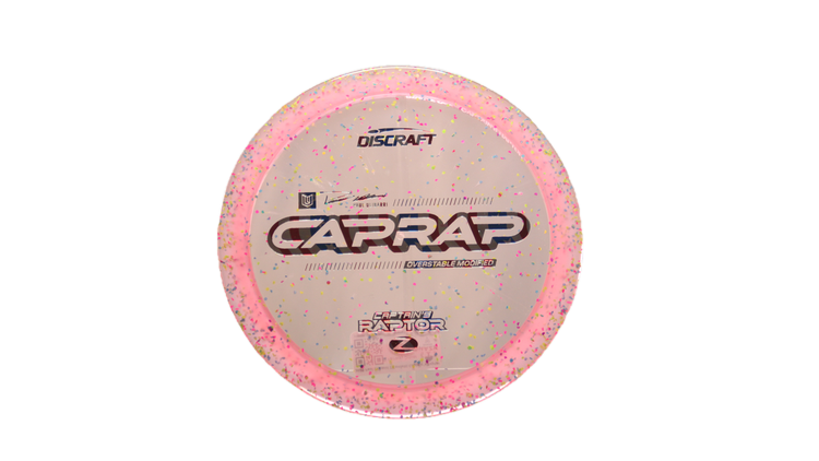 Discraft 2026 Paul Ulibarri Z Confetti Captain's Raptor Fairway Driver Front View
