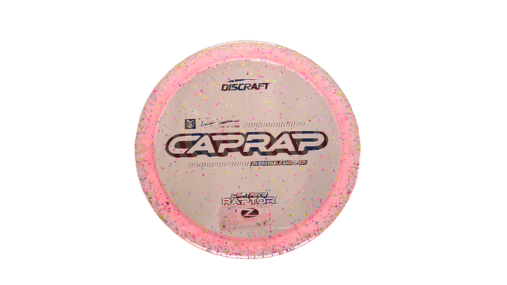 Discraft 2026 Paul Ulibarri Z Confetti Captain's Raptor Fairway Driver Front View