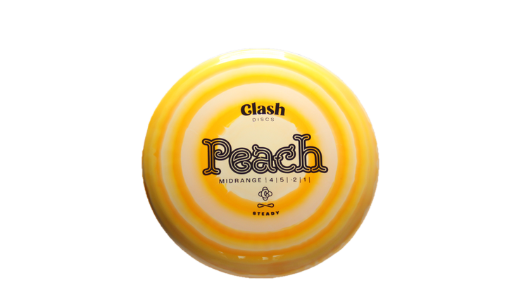 Clash Steady Ring Peach Midrange Front View