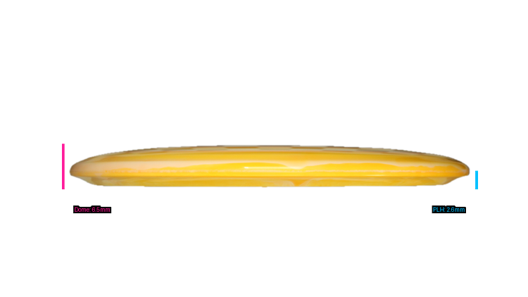 Clash Steady Ring Peach Midrange Profile View