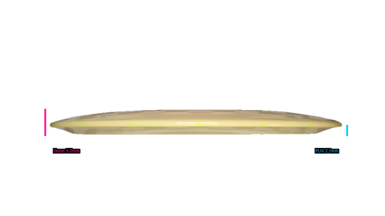 Thought Space Athletics Aura Soft Construct Distance Driver Profile View