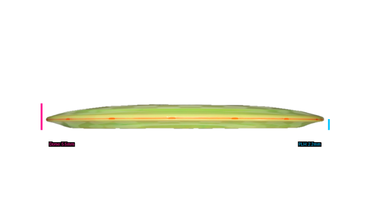 Thought Space Athletics Aura Soft Construct Distance Driver Profile View