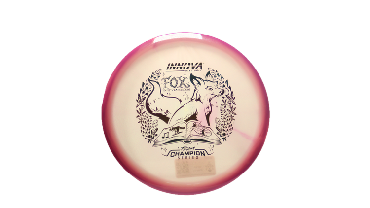 Innova 2026 Emily Weatherman Tour Series Proto Glow Halo Champion Fox Midrange Front View