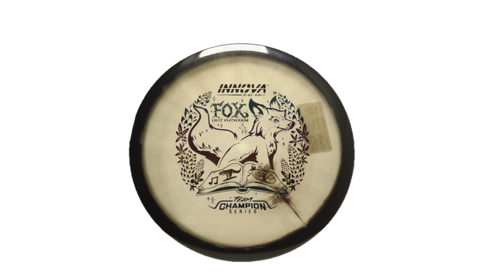Innova 2026 Emily Weatherman Tour Series Proto Glow Halo Champion Fox Midrange Front View