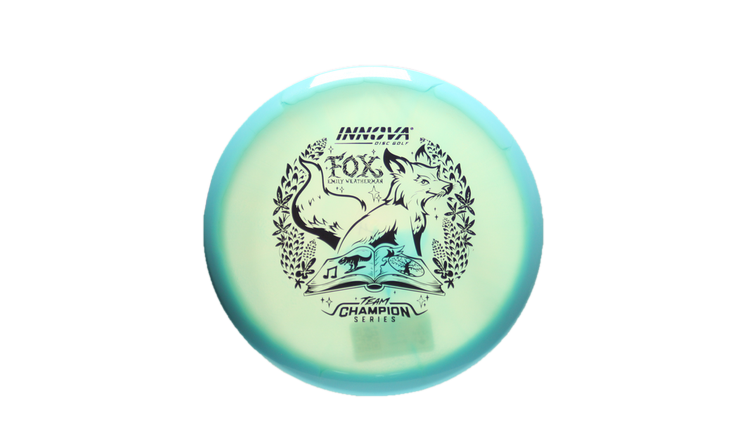 Innova 2026 Emily Weatherman Tour Series Proto Glow Halo Champion Fox Midrange Front View