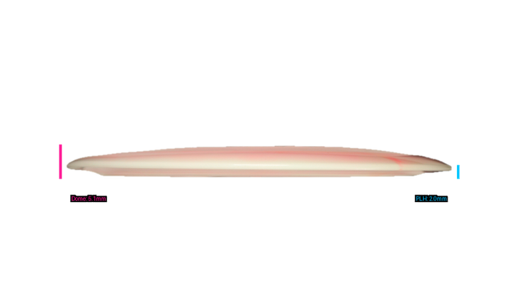 Innova 2026 Juliana Korver Tour Series Proto Glow Halo Star Mamba Distance Driver Profile View