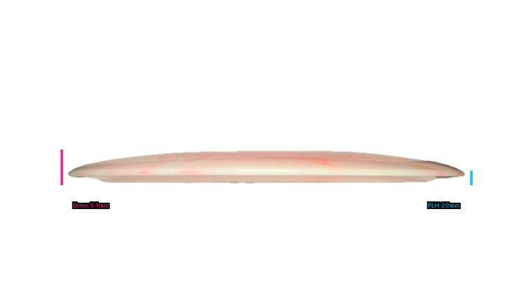 Innova 2026 Juliana Korver Tour Series Proto Glow Halo Star Mamba Distance Driver Profile View